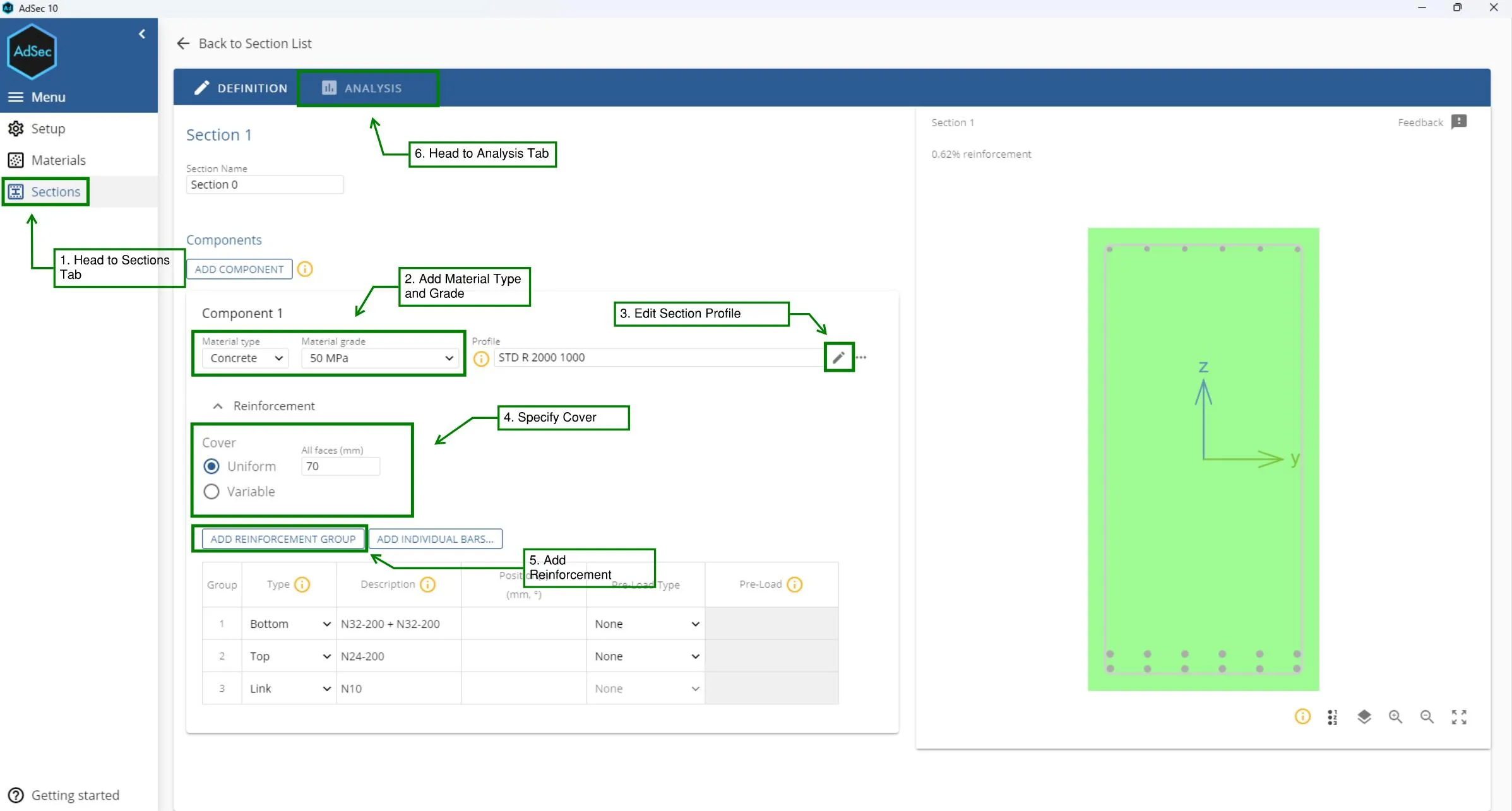 AdSec Layout