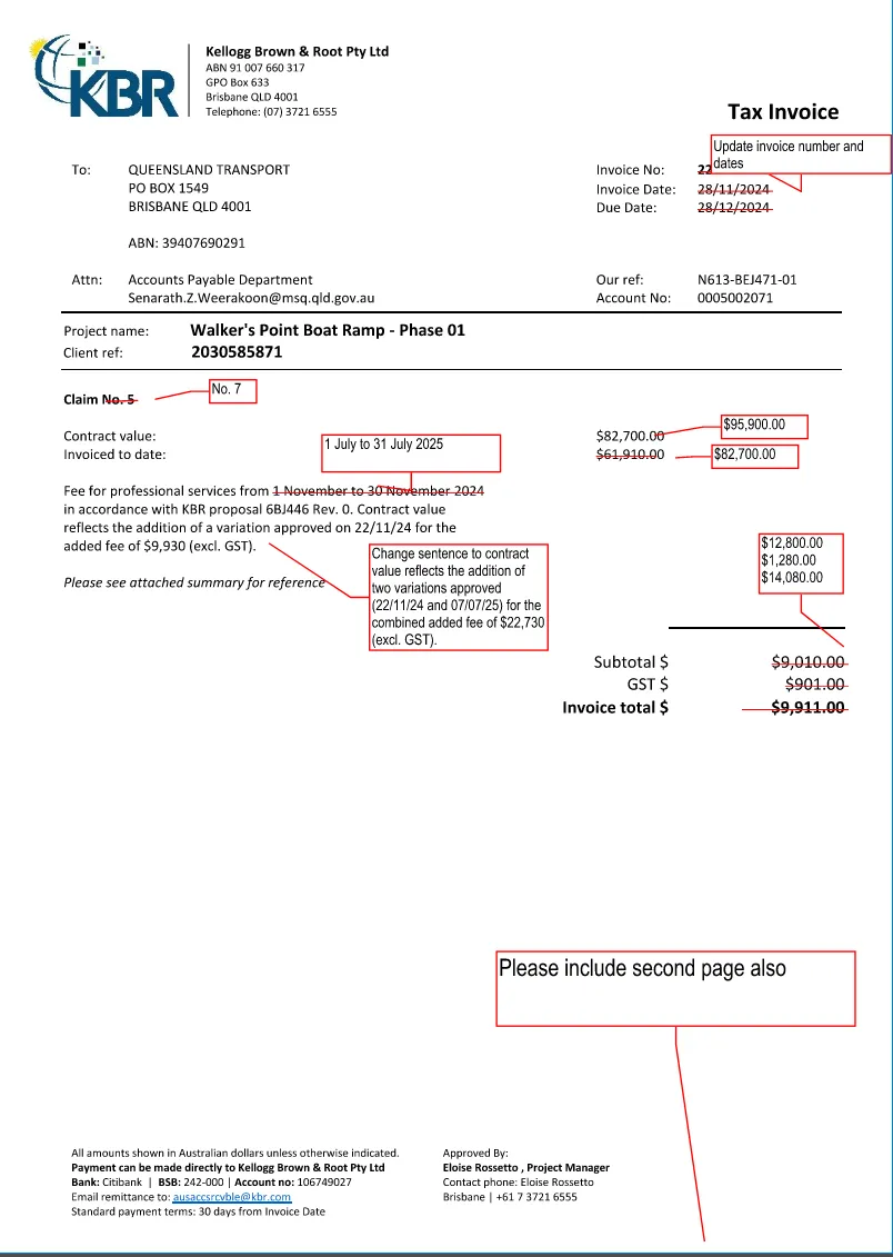 Invoice Example