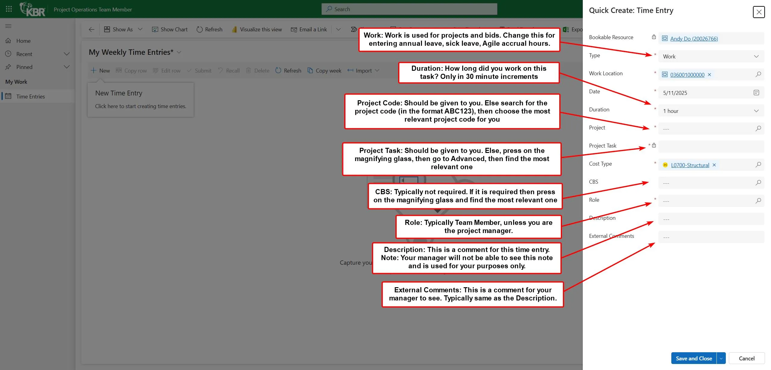 MSD Timesheet Guide 2